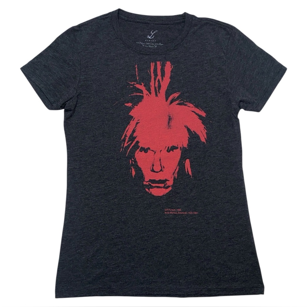 Women's Short Sleeve Graphic Tee - Black and Red